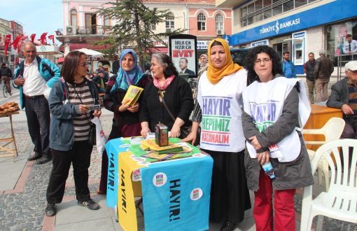 Edirne'de HDP Standındaki "Figen Yüksekdağ" Kartpostalına Soruşturma