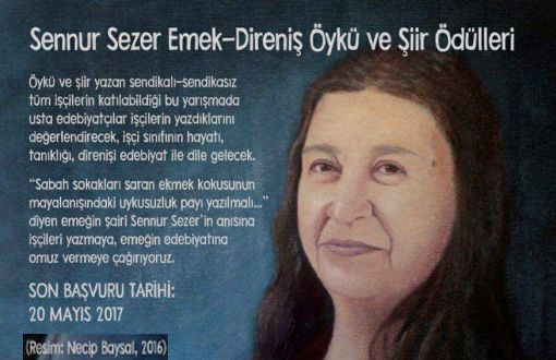 Sennur Sezer’in Anısına Emek-Direniş Öykü ve Şiir Ödülleri