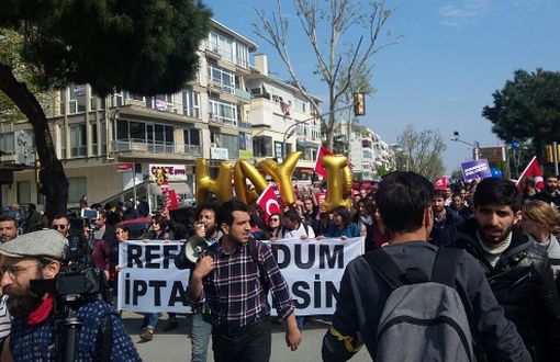 Şaşkınbakkal’dan Kadıköy’e YSK Protestosu