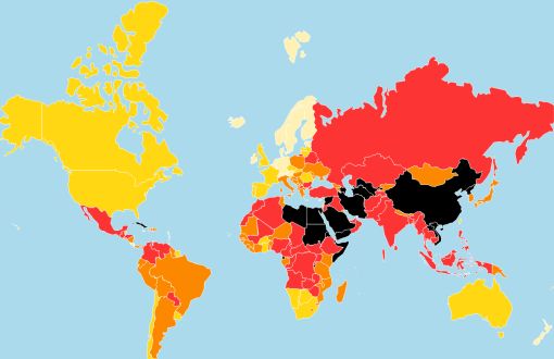 RSF Dünya Basın Özgürlüğü Endeksi: Türkiye 12 Yılda 57 Sıra Geriledi