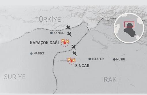 İHD: Rojava ve Şengal’e Bombardıman Hukuka Aykırı