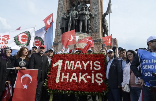 Unions Arrive in Taksim