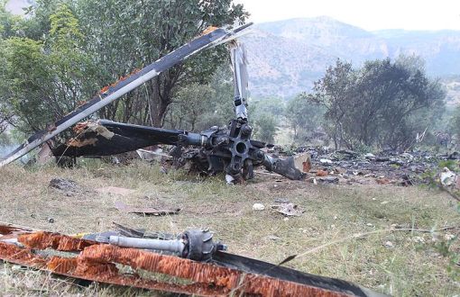 Helicopter Crashes in Şırnak