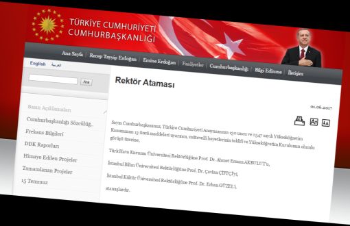 Erdoğan'dan Üç Üniversiteye Rektör Ataması