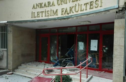 Assault with Stones on Communication Faculty in Ankara University