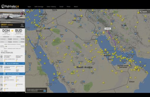 Katar Uçuşlarının Mecburi Rotası İran