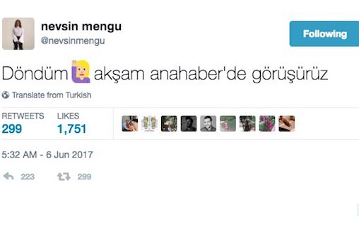 Nevşin Mengü Returns to TV