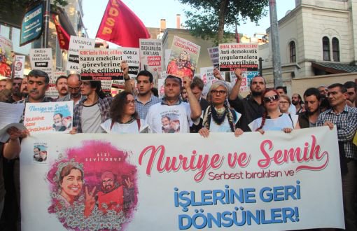 Kadıköy'de Gülmen ve Özakça Serbest Bırakılsın Çağrısı