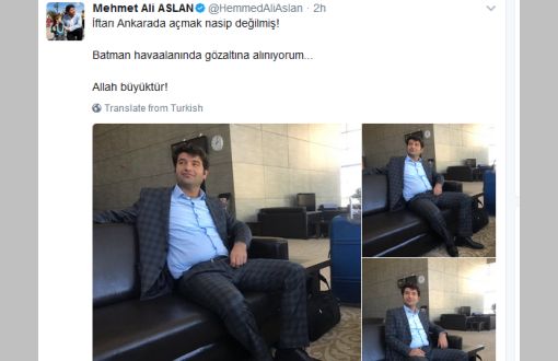 Batman Vekili Mehmet Ali Aslan Gözaltına Alındı