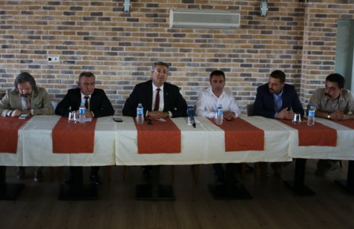 Baro Başkanları Gülmen ve Özakça'yı Ziyaret Etti