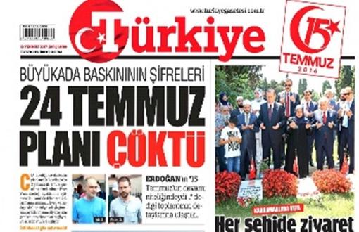 Rojnamegeran ji bo manşeta Rojnameya Turkiyeyê, nerazîbûna xwe diyar kir