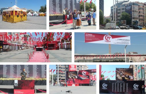 Taksim Meydanı 15 Temmuz Etkinliklerine Açık
