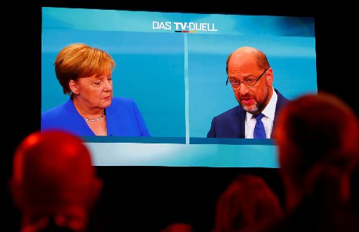 Merkel,Schulz Discuss Over Turkey in TV Election Debate 