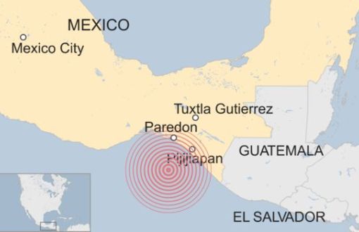Meksika’da 8.1 Şiddetinde Deprem