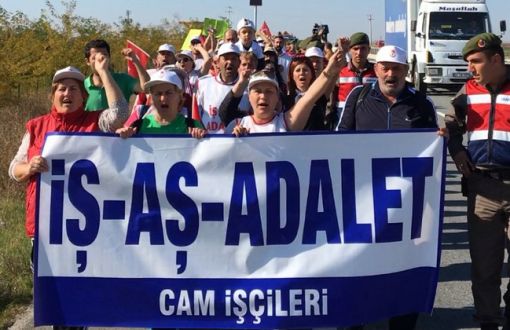 Lüleburgaz'dan İstanbul'a Yürüyen Cam İşçileri Abluka Altında