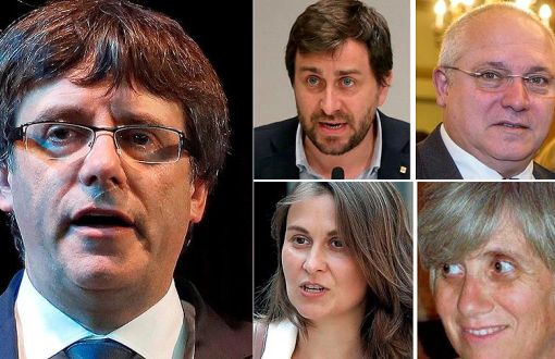 Katalan Liderler Belçika Polisine Teslim Oldu