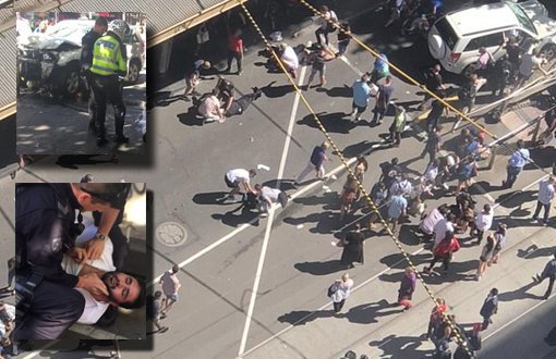 Melbourne'de Araç Yayaların Üzerine Sürüldü: 14 Yaralı