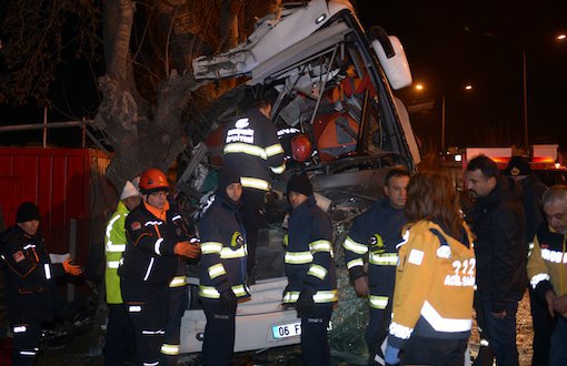 Eskişehir, Muş, Sivas ve Konya'da Otobüs Kazaları