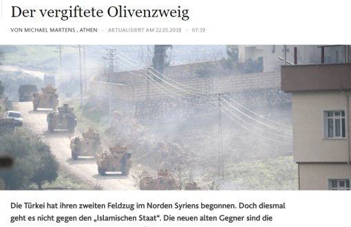 Medyaya cîhanê çawa behsa operasyona li ser Efrînê kiriye?