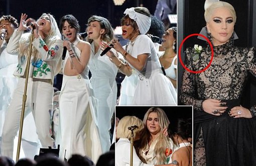 Grammy Ödülleri'nde de "Süre Doldu": Tacize Karşı Beyaz Güllü Protesto