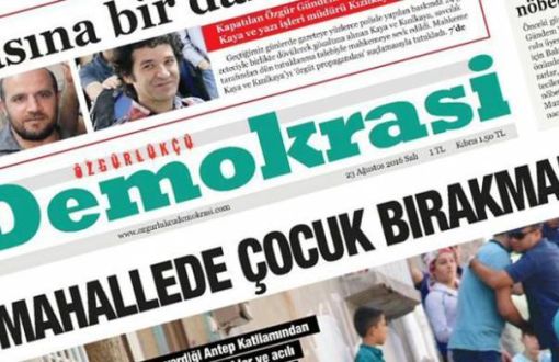 Operation to Özgürlükçü Demokrasi Newspaper