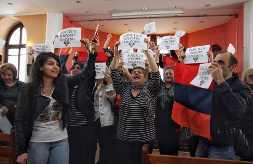 Armenians in Turkey Join Protests Against Sargsyan