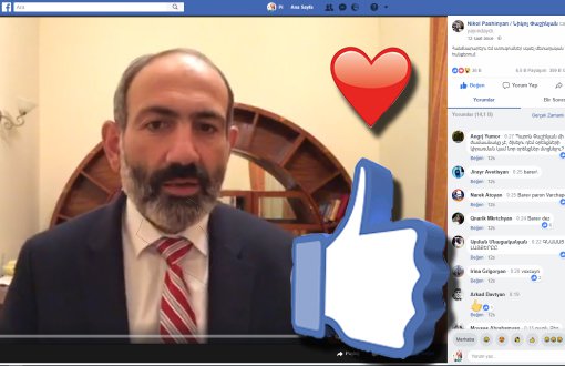 Ermenistan Başbakanı Paşinyan Facebook'tan Her Gece Canlı Yayında