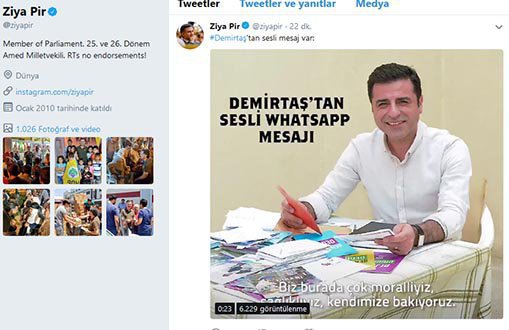 Voice Message from Demirtaş: ‘Everyone Should Feel at Ease’