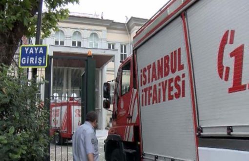 Mimar Sinan Üniversitesi'nin Fındıklı Kampüsünde Yangın