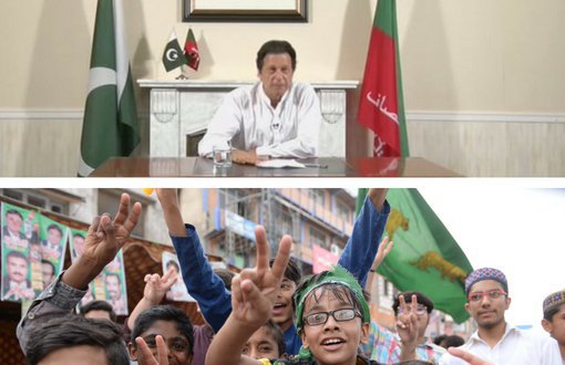 Pakistan'da Muhalefet Lideri İmran Han Zaferlerini İlan Etti