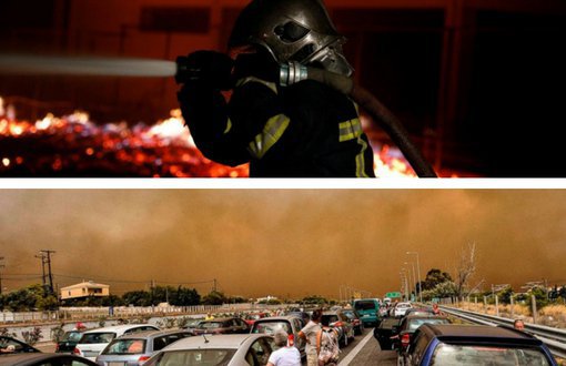 Yunanistan'daki Yangınlarda Kundaklama Şüphesi