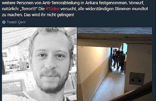 Avusturyalı Gazeteci Zirngast Türkiye'de Gözaltına Alındı