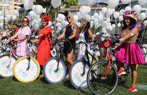 6. Süslü Kadınlar Bisiklet Turu'na 60 İlde 15 Bin Kadın Katıldı