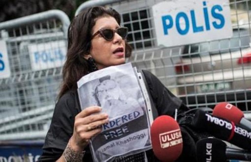 One-Person Protest for Journalist Khashoggi