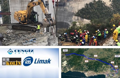 Viyadükte Beton Blok Çöktü, Cengiz-Limak-Kolin'den Açıklama Yok