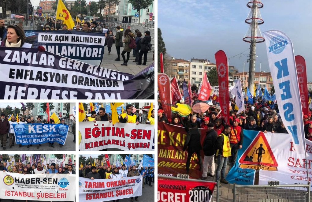 Bakırköy'de Miting: "Krize Karşı Emeğin Hakları İçin Omuz Omuza" 