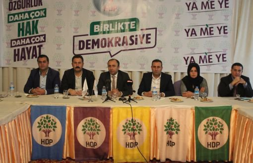 HDP'den Urfa'da SP'ye Destek