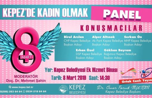 Kepez’de Sadece Erkek Konuşmacılı 8 Mart Paneli: Erkeklerin de Kendilerini Anlatmaya İhtiyacı Var