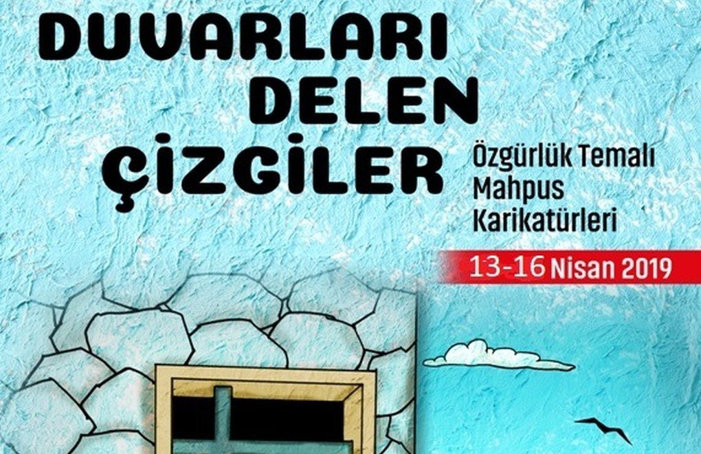 20 Mahpus Karikatüristin “Duvarları Aşan Çizgiler” Sergisi İzmir’de