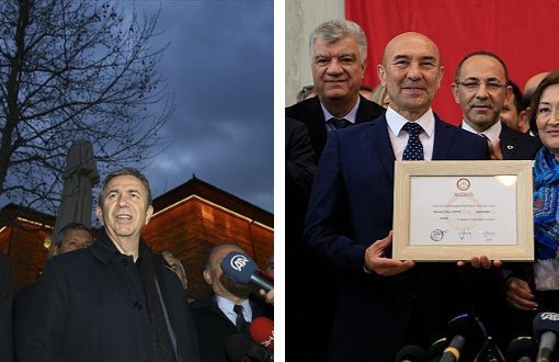 Metropolitan Mayors of İzmir and Ankara Receive Their Certificates of Election