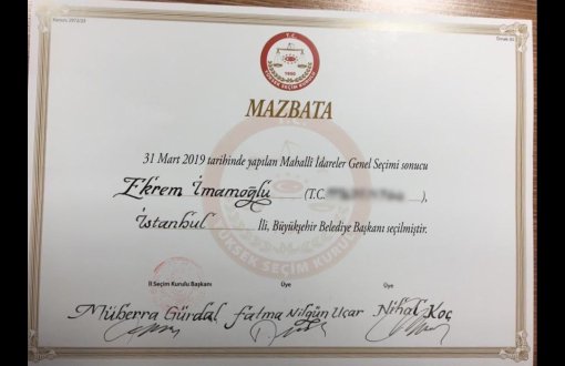Ekrem İmamoğlu Resmen Büyükşehir Belediye Başkanı