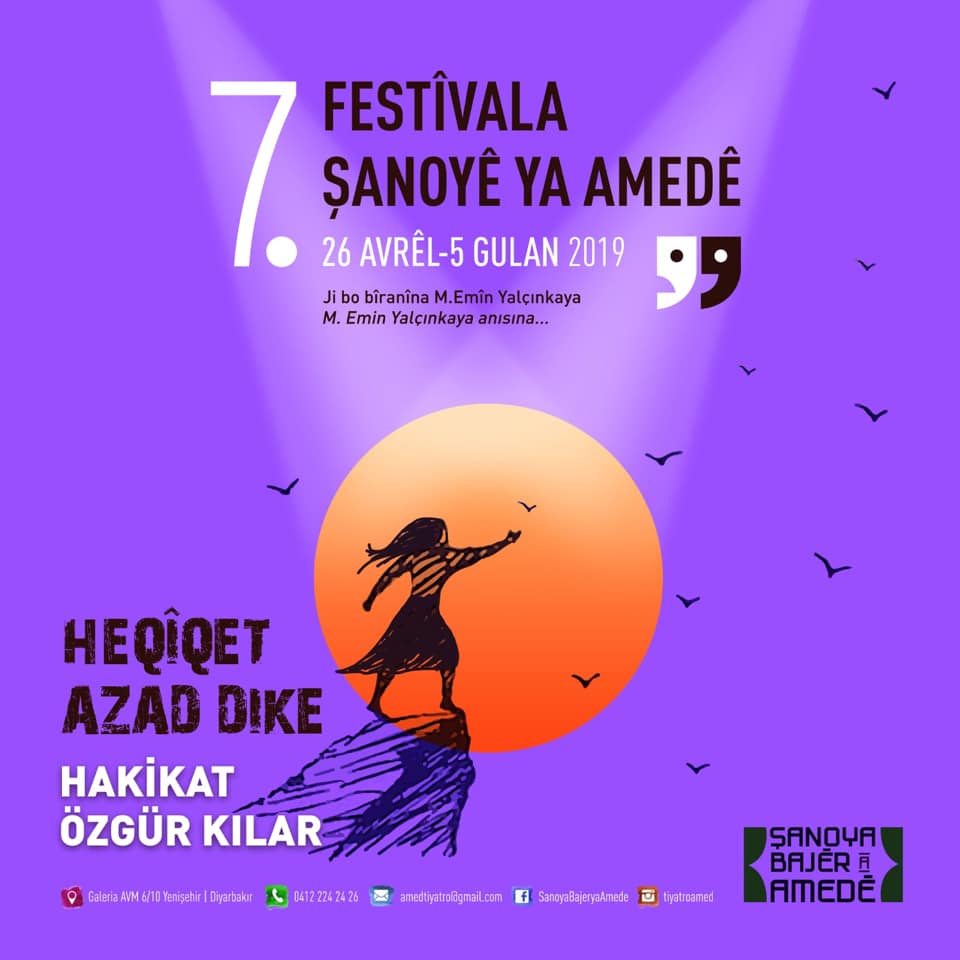 7. Amed Tiyatro Festivali 26 Nisan'da Başlıyor   