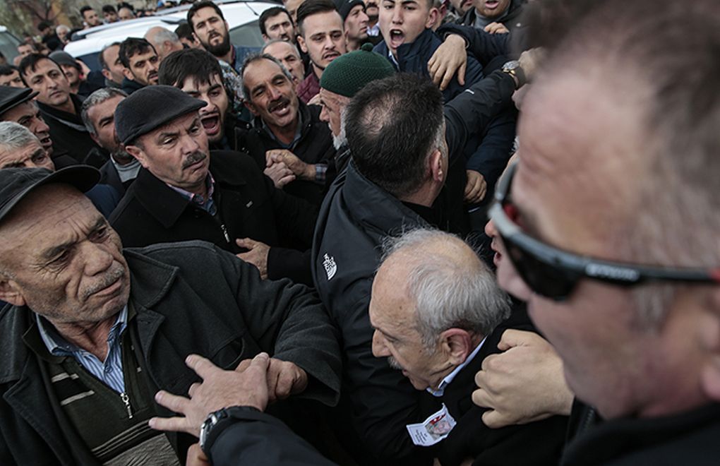 Attack Against CHP Chair Kemal Kılıçdaroğlu at the Funeral of a Soldier
