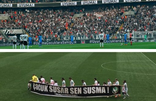 Tîma Beşiktaş û Amedsporê istismara li ser zarokan protesto kiriye