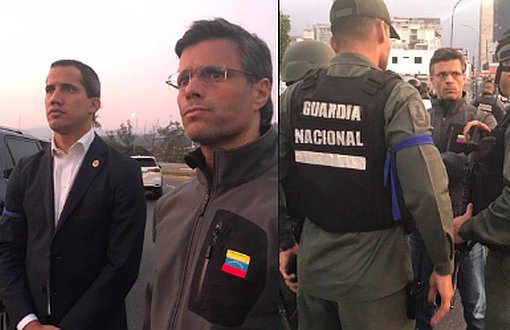 Venezuela'da Darbe Girişimi: Guaido Askerlerle Hava Üssünde