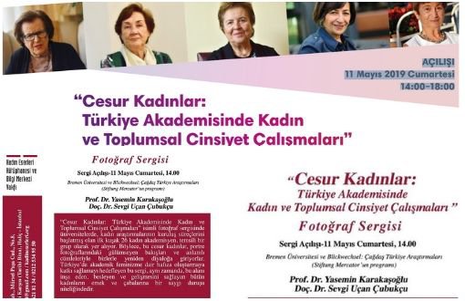 Türkiye'nin "Cesur" Kadınları Sergisi Kadın Eserleri Kütüphanesi’nde 