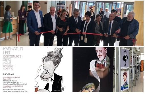 Caricatures of Nazım Hikmet Exhibition Opens in Moscow