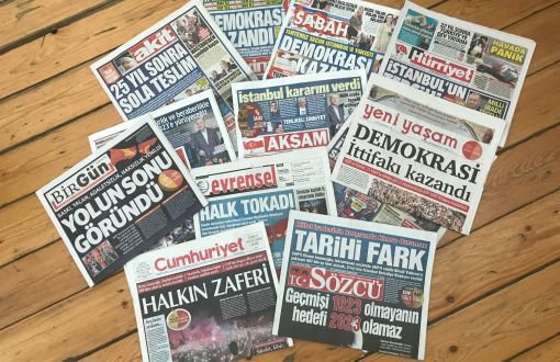 İstanbul Election Rerun on Newspapers