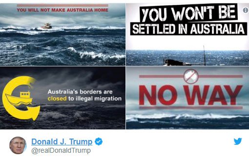 Trump Göçmen Politikasında Avustralya'yı Örnek Verdi: Tekneyle Gelen Yerleşemez