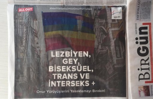 BirGün Gazetesine İlan: LGBTİ+ Onur Yürüyüşlerini Yasaklamayı Bırakın